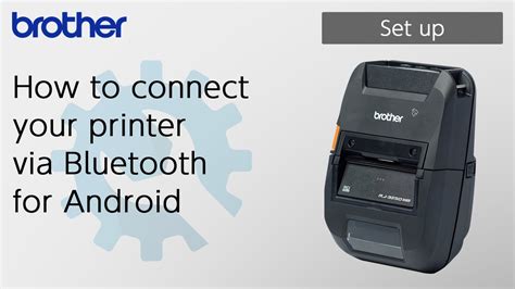 How To Connect Your Printer Via Bluetooth For Android Brother Global Support Youtube