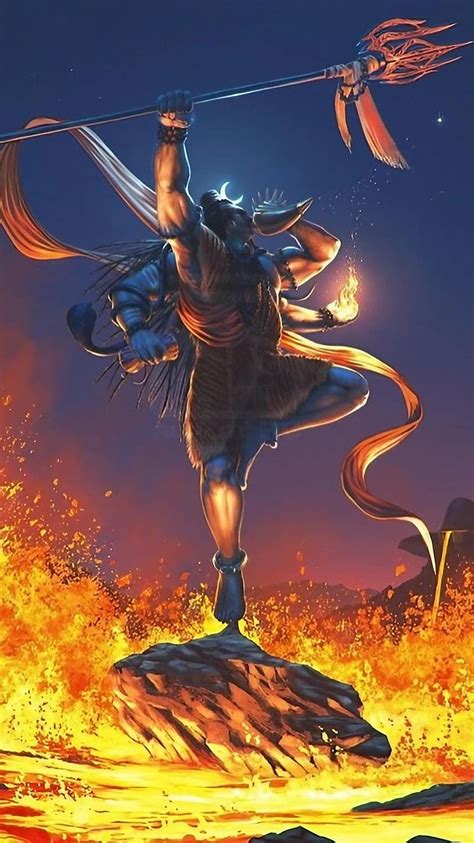 Bholenath Ji Lord Shiva Fire Background Fire Background Lord Shiva