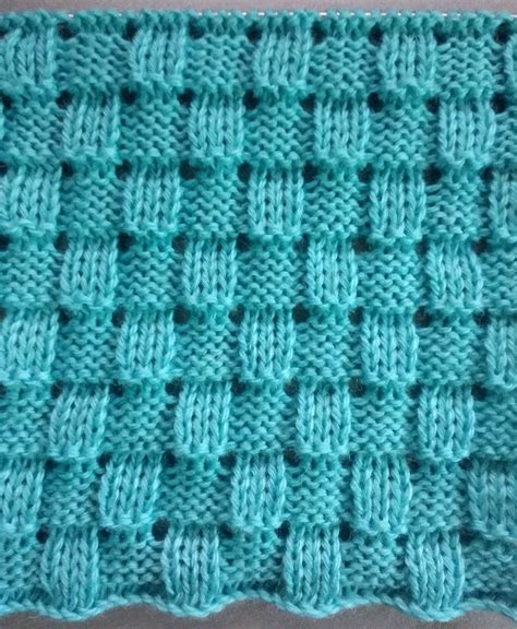 Free Knitting Patterns Checkerboard Stitch Knitting Pattern