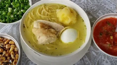 Receta De Caldo De Gallina Peruano Comida Peruana