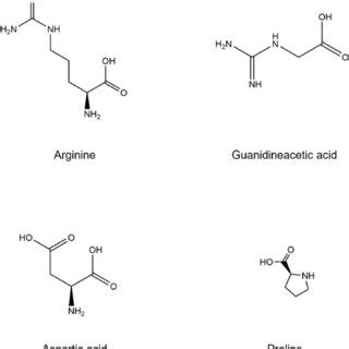 Chemical Structure Of Guanidine Based And Amino Acidbased Molecules