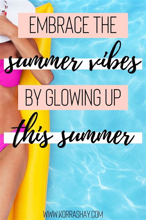 How To Glow Up This Summer Artofit