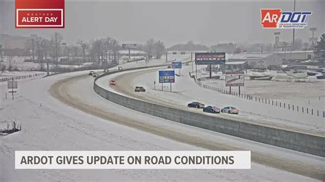 ARDOT gives an update on road conditions throughout the area ...