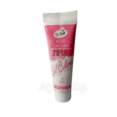 Colorant Alimentar Gel ROSE 100 Gr Dr Gusto Anyta Cooking