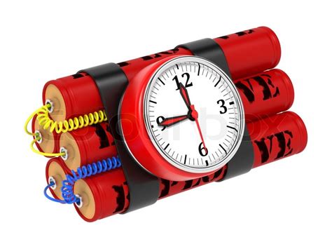 Dynamite Bomb with Clock Timer | Stock image | Colourbox