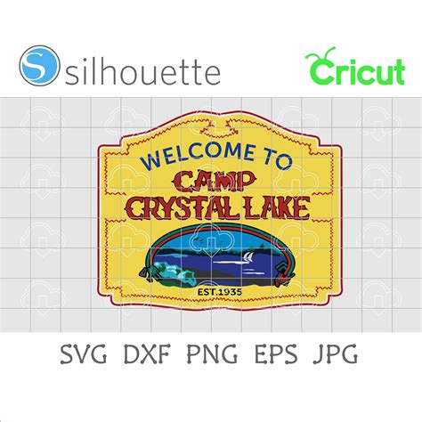 Welcome To Camp Crystal Lake SVG