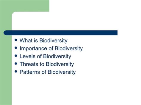 Biodiversity And Life Ppt