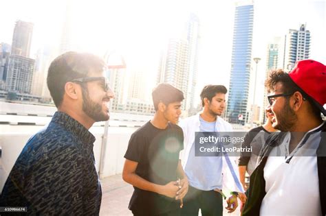 Friends Enjoying City Life High-Res Stock Photo - Getty Images