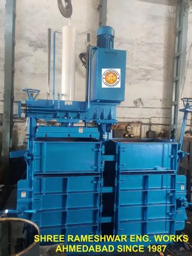 Semi Automatic Ton Hydraulic Baling Press Machine For Waste Paper