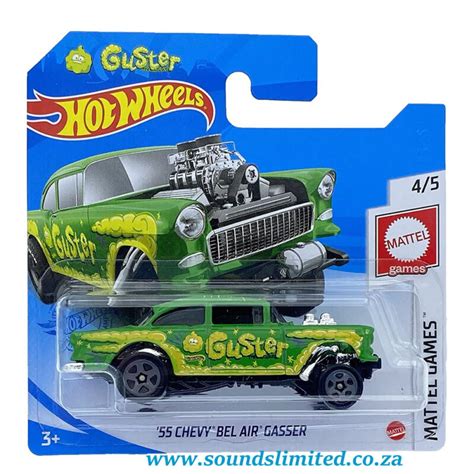 Hot Wheels 55 Chevy Bel Air Gasser Green Sounds Limited