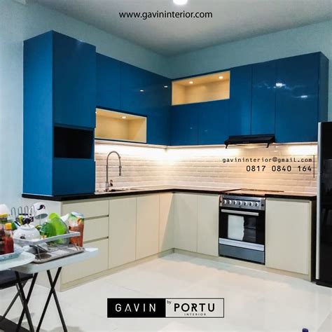 Kitchen Set Model Minimalis Modern Untuk Klien Kami Di Pantai Indah