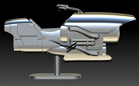 Coruscant Speeder Bike 3d Model 3d Printable Cgtrader