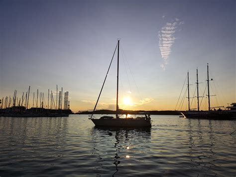 Boat Sea Sunset Free Photo On Pixabay Pixabay