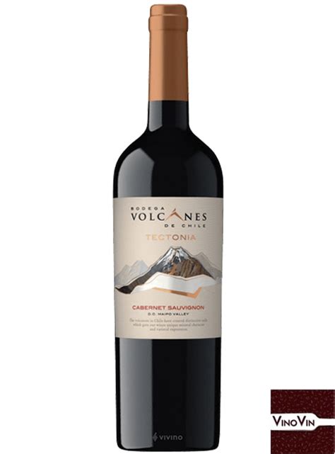 Vinho Volcanes Tectonia Cabernet Sauvignon 2017 750ml