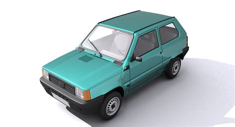 3d Fiat Panda Model