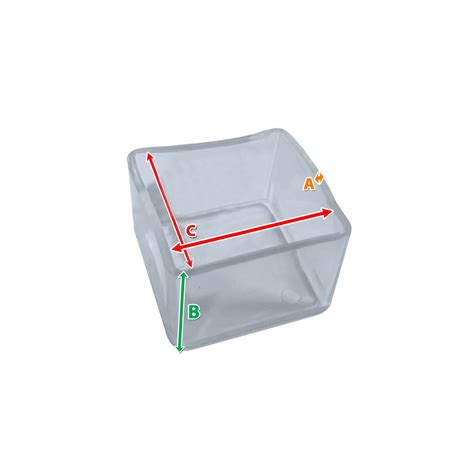 Juego De 32 Tapas De Silicona Para Patas De Silla Exterior Cuadrado