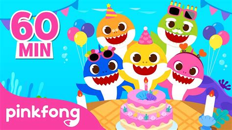 Happy Birthday To You Song 60 Minute Birthday Song Baby Shark Remix