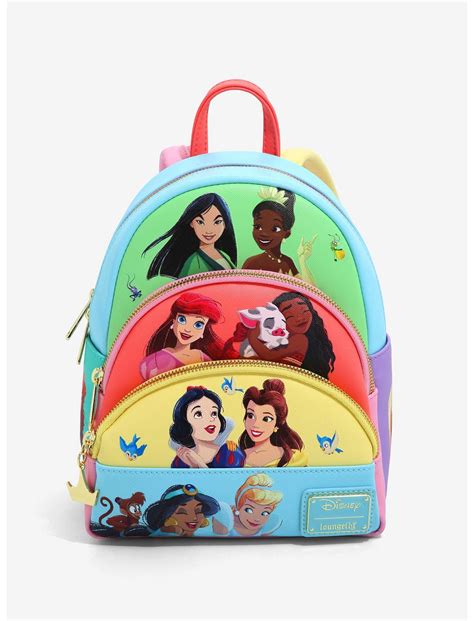 Loungefly Disney Princess Panel Portraits Mini Backpack Boxlunch