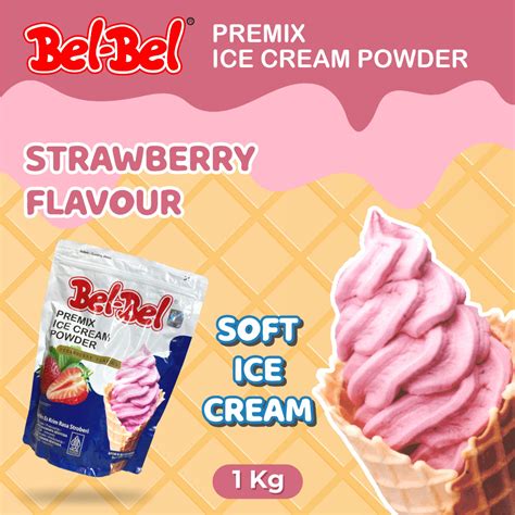 Jual Bubuk Ice Cream Rasa Strawberry Kg Belbel Shopee Indonesia