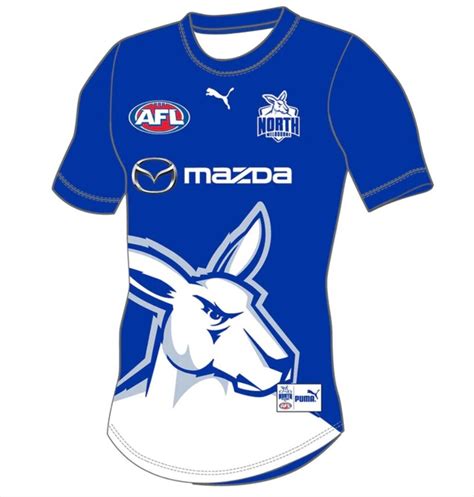 North Melbourne Kangaroos Afl 2022 Warm Up Top Sizes S 3xl