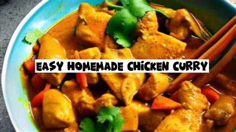 Easy Homemade Chicken Curry Youtube