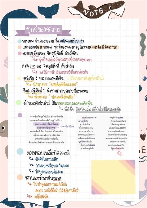 สรุปวิชาภาษาไทยชั้นมัธยมศึกษาตอนปลาย ม 5 เรื่องทุกข์ของชาวนา