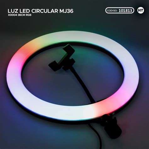 Luz Led Circular Mj De Cm Rgb Led Soft Ring Light X