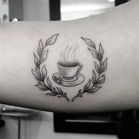 Tatuajes de café 100 ideas para los amantes de café Coffee tattoos