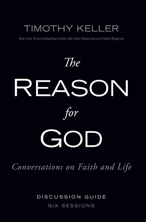 The Reason For God Discussion Guide By Timothy Keller Book Read Online