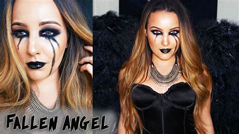 Fallen Angel Halloween Makeup Tutorial Angel Halloween Makeup Dark