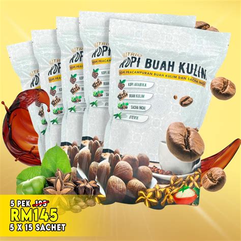 FREE SHIPPING Kopi Arabica Sacha Inchi Diformulasi Dengan Buah Kulim