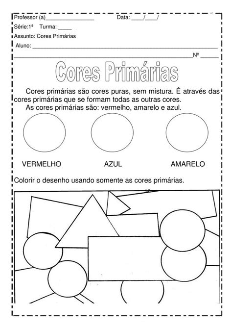 Ano Plano De Aula De Arte Cores Quentes E Frias Cuca Super Legal