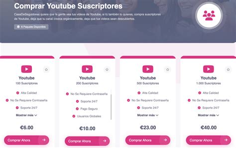 Los 10 Mejores Sitios Para Comprar Suscriptores Y Visitas En Youtube