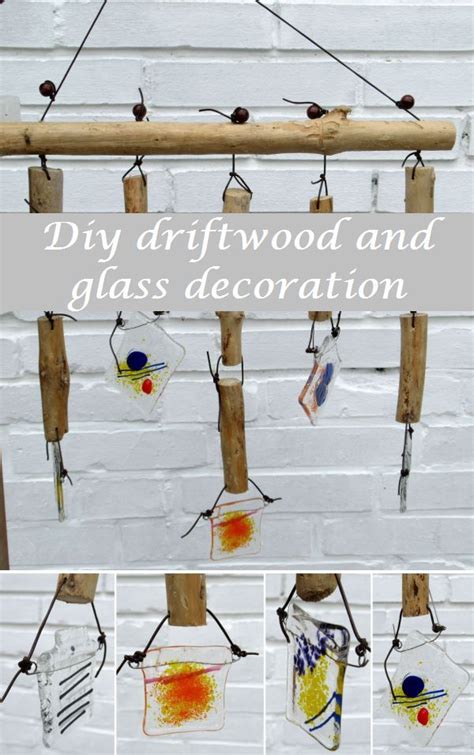 Diy Driftwood And Glass Suncatcher Diy Upcycling Upcycling Ideen