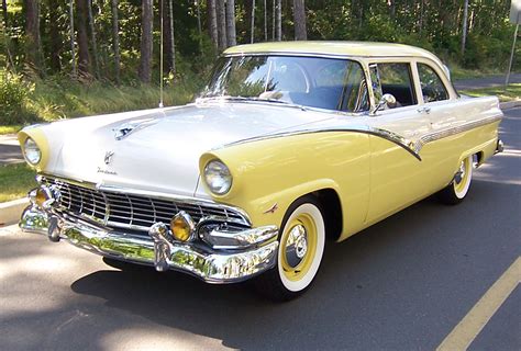 1956 Ford Fairlane Club Sedan Lemonade Restored Specs And Data Plate