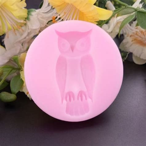 Moule Souple En Silicone Hibou X Creatistshop