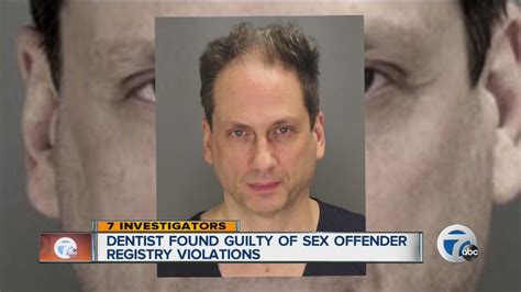Dentist Found Guilty Of Sex Offender Registry Violations YouTube
