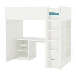 STUVA Loft Bed Combo W 2 Shlvs 3 Shlvs White IKEAPEDIA