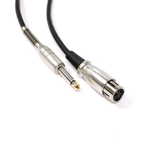 Cable de audio micrófono instrumento XLR 3pin hembra a jack 6 3mm macho