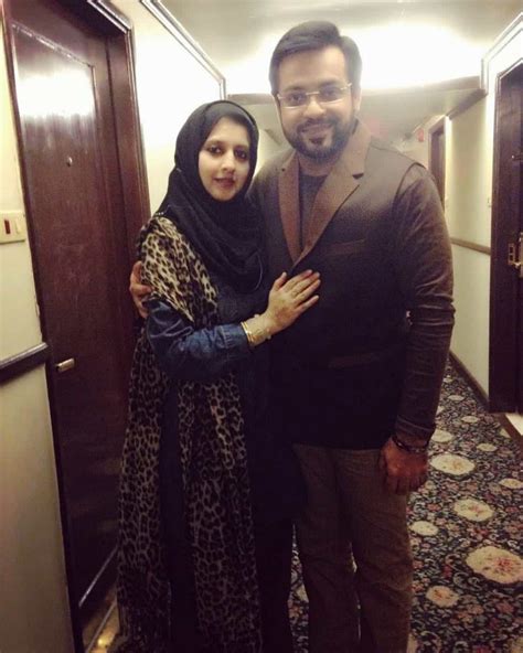 Beautiful Couple Aamir Liaquat And Syeda Bushra Iqbal Parted Their Ways