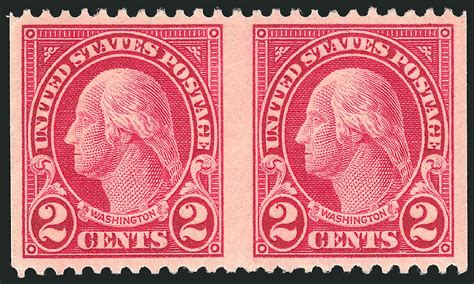 Values Of Us Stamps Scott Catalogue 554 1923 2c Washington Perf 11