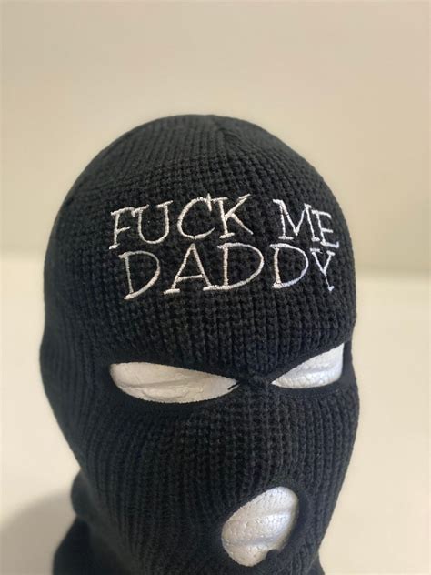 Fuck Me Daddy Bdsm Daddy Ski Mask Bdsm Ski Mask Bdsm Face Etsy Singapore