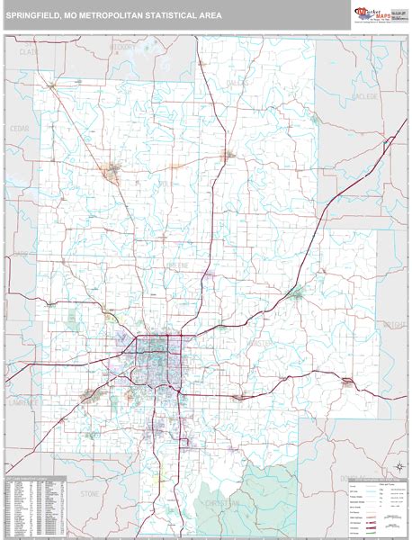 Springfield Metro Area, MO Maps