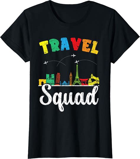 Travel Squad Summer Getaway Vacationing Tourist Spot T-Shirt - Walmart.com