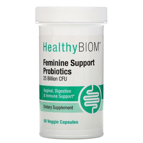 Healthybiom Feminine Support Probiotics Unterstützendes Probiotikum Für Frauen 25 Milliarden