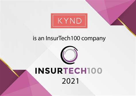 Kynd Named In The Worlds Top Insurtech Companies For Second