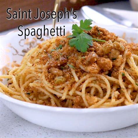 St Joseph S Spaghetti Aka Spaghetti Di San Giuseppe Is A Pasta Dish