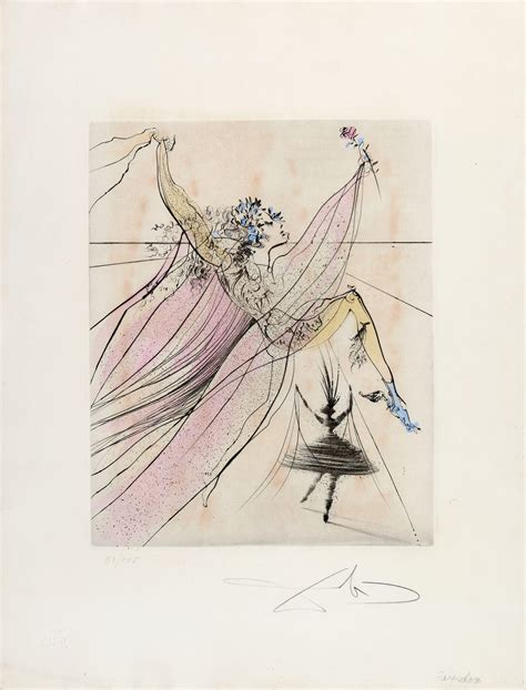 Lot Salvador DALI 1904 1989 Terpischore 1971 Les Muses