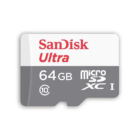 Micro Sd Sandisk Ultra Sdsqunr 064g Gn3ma 64gb Real Plaza