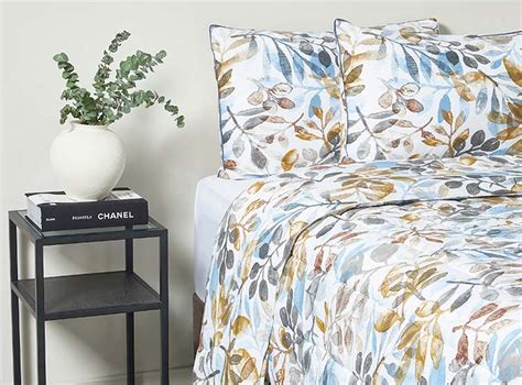 Ripley Plum N Ripley Home Percale Acuarela Hojas King Algod N Multicolor